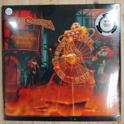 Helloween - Gambling With The Devil. Limited Ed Clear Vinyl LP. New Sealed