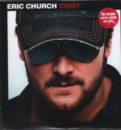 Eric Church Chief LP vinyl USA Emi Nashville 2019 red vinyl second pressing LP