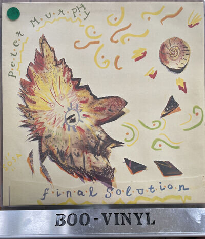 Peter Murphy - Final Solution - 1985 UK 12” 45rpm - BEG143T -inc. Poster EX / EX