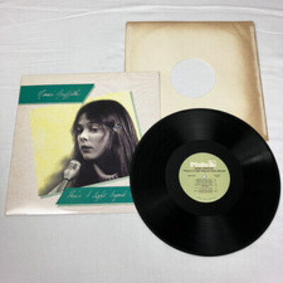 Nanci Griffith - There's A Light Beyond these Woods LP Album Vinyl Record - Folk