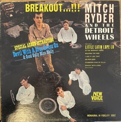 Mitch Ryder And The Detroit Wheels Breakout First UK Pressing - 12" Vinyl LP