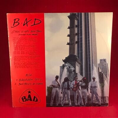 BIG AUDIO DYNAMITE C'Mon Every Beatbox 1986 UK 12" Vinyl single Extended B.A.D.
