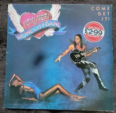 RICK JAMES - COME GET IT. 1978 UK DISCO FUNK 12" L.P. RE-ISSUE: 1982.