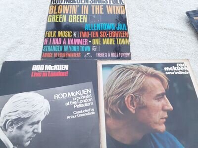 ROD McKUEN -3 albums- Sings Folk / New Ballads / Live In London