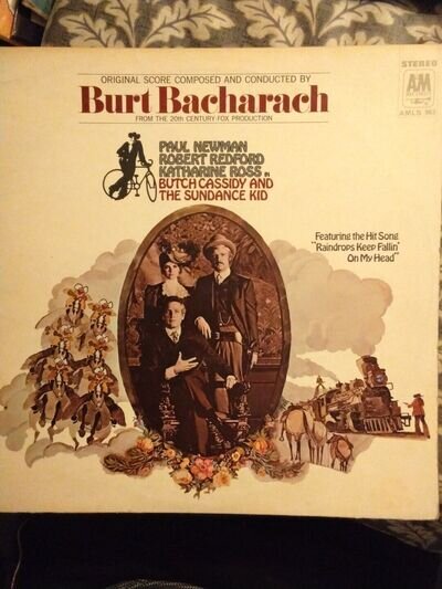 BURT BACHARACH "BUTCH CASSIDY THE SUNDANCE KID" VINYL LP 1969 VG+