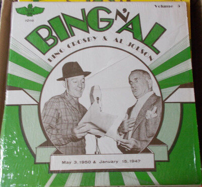 AL JOLSON / BING CROSBY - BING N' AL Vol. 5 (50/47) - 1975 TOTEM CANADA VINYL LP
