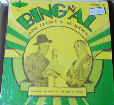AL JOLSON / BING CROSBY - BING N' AL Vol. 6 (47/48) - 1975 TOTEM CANADA VINYL LP