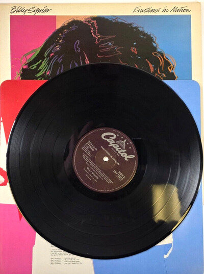 Billy Squier Emotions In Motion LP Album vinyl record 1982 Classic rock Capitol