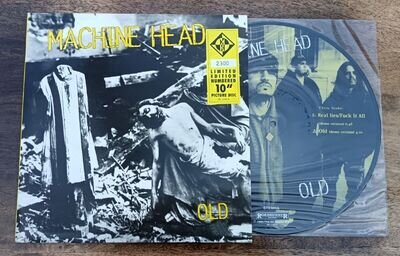 MACHINE HEAD. OLD. 10" VINYL PICTURE DISC SINGLE RECORD. HEAVY METAL. PUNK ROCK