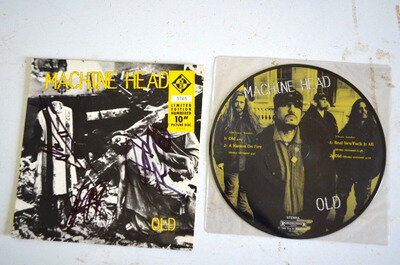 Signed Machine Head - Old, Ltd Edition 10” Picture Disc Vinyl 1995 Ultra Rare