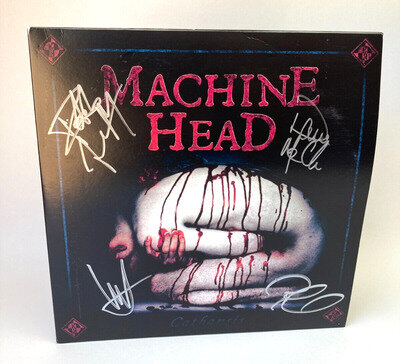 Machine Head Catharsis Vinyl 12" Album Gatefold Cover SIGNED by all 4 Members