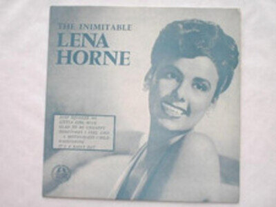 Lena Horne The Inimitable Lena Horne EP Pop Parade BPC707 EX/EX 1962 picture sle