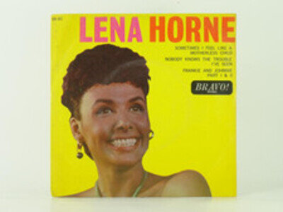 LENA HORNE SOMETIMES I FEEL LIKE A MOTHERLESS CHILD (62) 3 Track 7" Single Pictu