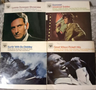 4 X Vinyl Albums/ Bo Diddley/ Donovan/ Wilson Pickett/ Lonnie / Marble Arch/...