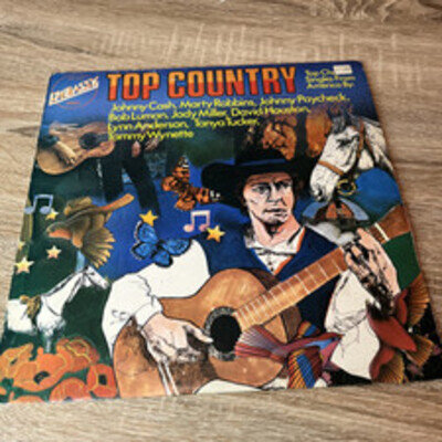 Top Country Vinyl - Johnny Cash, Marty Robbins, Johnny Paycheck (Embassy)