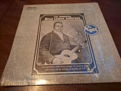 The Immortal Blind Lemon Jefferson LP 1967 1st US Press Milestone 2004