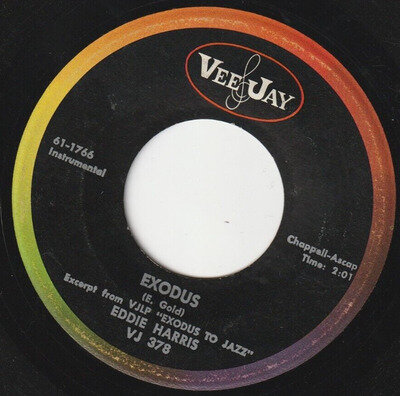 EDDIE HARRIS EXODUS US ISSUE PLAYS GREAT