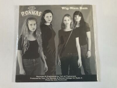 The Donnas/Groovie Ghoulies ‘Wig-Wam Bam/Funny Funny’ 7" Vinyl (1998 Nr Mint)