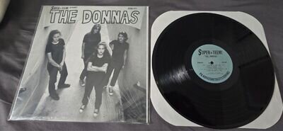 THE DONNAS SELF TITLED SUPER TEEM RECORDS BLACK VINYL