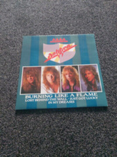 dokken, burning like a flame, 12" single