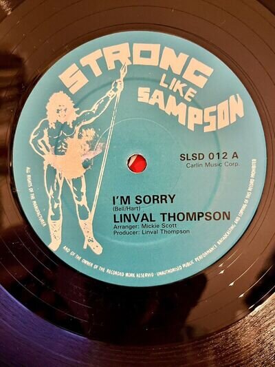 Linval Thompson - I'm Sorry / My Little Honey (12", 1980) UK Lovers Rock VG+