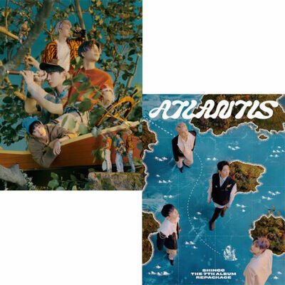 SHINEE ATLANTIS 7th Repackage Album CD+POSTER+Photo Book+3 Card+Sticker+etc+GIFT