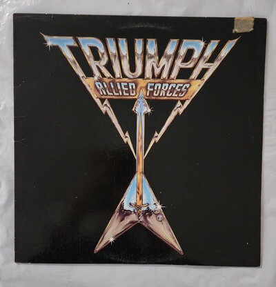 1980's Rock LP Triumph Allied Forces