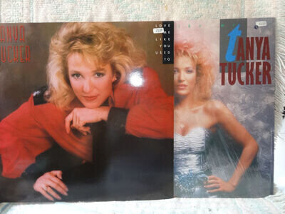 Tanya Tucker LOT 2 LPS first 2 Capitol albums Girls Like Me 1986/Love Me etc1987