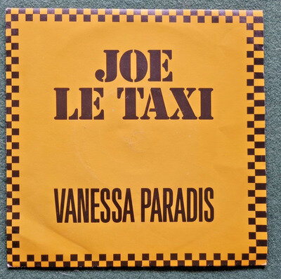Vanessa Paradis - Joe Le Taxi - original 1980s vinyl single 45