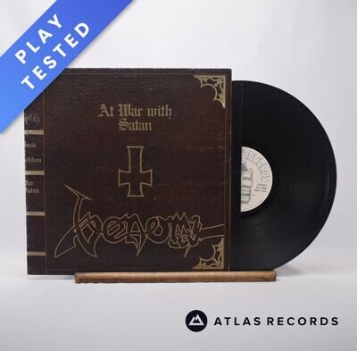 Venom At War With Satan LP Album Vinyl Record - VG+/VG+