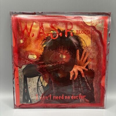 W.A.S.P. I dont Need No Doctor Blood Pack Red Vinyl CLS 469