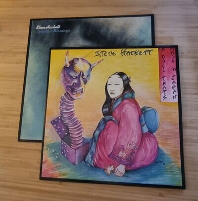 STEVE HACKETT - SPECTRAL MORNINGS & A DOLL THATS MADE IN JAPAN VINYL BUNDLE (X2)