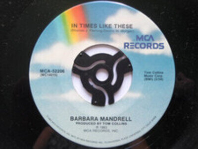Barbara Mandrell In Times Like This 7" MCA MCA52206 EX 1983 US pressing, In Time