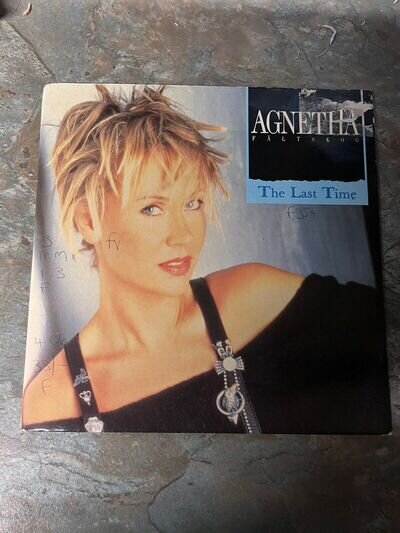 Agnetha Fältskog - The Last Time - 7” Single - Ex / Fair - B 3
