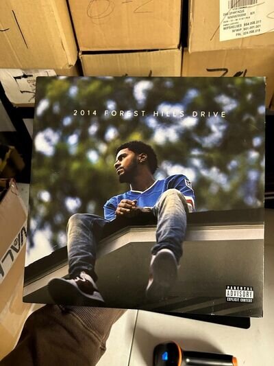 J. COLE - 2014 Forest Hills Drive (Vinyl) Like New - CREASED COVER