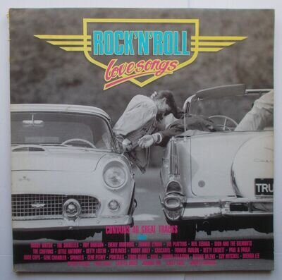 Original Artists : Rock 'N' Roll Love Songs". 2XLP Set. Dino DIN TV 13. G/F Slv.