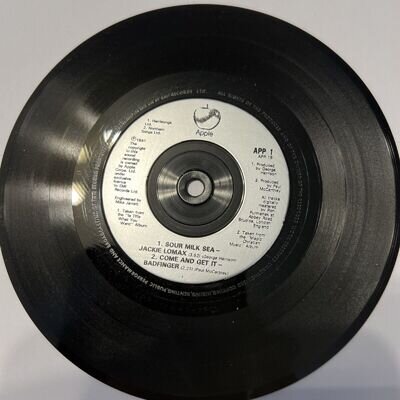 APPLE EP ’Mary Hopkin Jackie Lomax Badfinger ’ 7” Vinyl RECORD 1991 Rare APP1