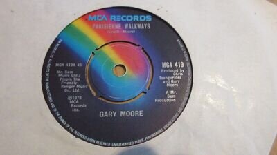 Gary Moore Parisienne Walkways 7" 1978 **EX**