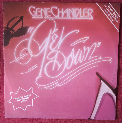 Gene Chandler - Get Down 1978 12” Vinyl Single 45rpm disco PINK edition