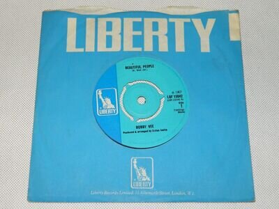 Bobby Vee - Beautiful people (1967 UK Liberty 7") VG+ condition