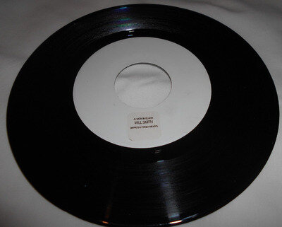 Will Smith Men In Black Mint- 1990s 7" Jukebox Only Promo Rare White Label Nice