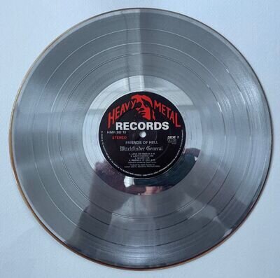 witchfinder general lp friends of hell silver vinyl vg
