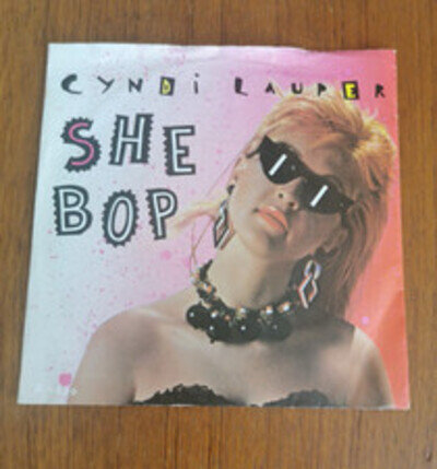 Cyndi Lauper She Bop 7" Vinyl Record 1984