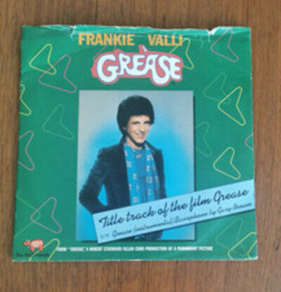 Frankie Valli Grease 1978 RSO Records 7" Vinyl Record