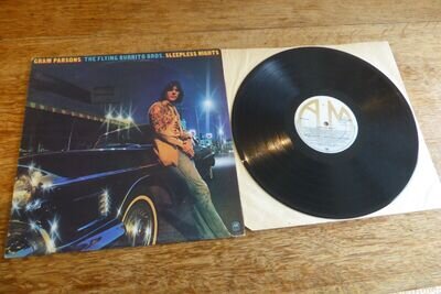 Gram Parsons The Flying Burrito Bros Sleepless Nights UK 1st A&M AMLH 64578 LP