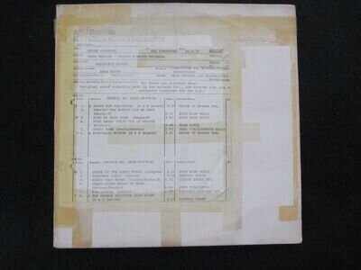Gram Parsons WL TEST PRESSING LP Sleepless Nights (1976 UK A&M) NM PLAY TESTED