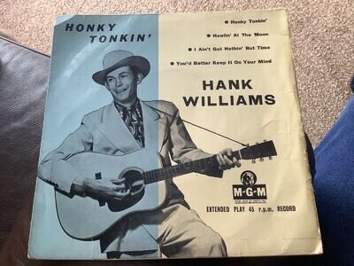 HANK WILLIAMS - HONKY TONKIN’ - UK MGM EP