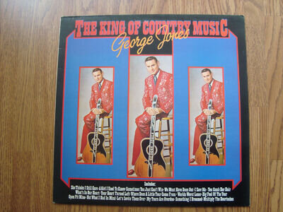 George Jones - The King Of Country Music 12" Vinyl LP Liberty UK 1984