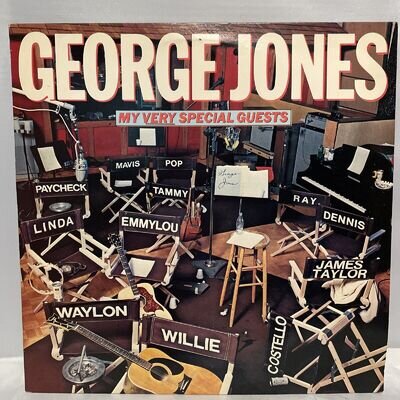 GEORGE JONES My Very Special Guests 1979 Country LP Album VG+/VG+