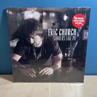 ERIC CHURCH - SINNERS LIKE ME - LIMITED EDITION RED VINYL - BRAND NEW, SEALED